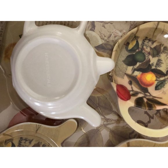 Home Essentials and Beyond Fruit Decor Water Glass Coasters - Picture 5 of 7